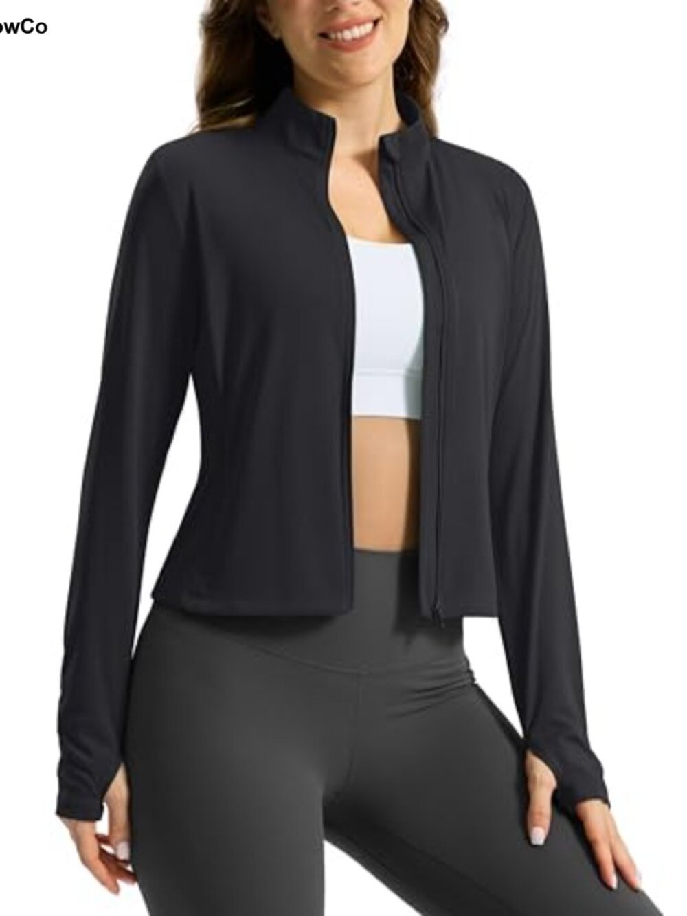 Women's UPF 50+ Sun Protection Athletic Jacket Lightweight Zip